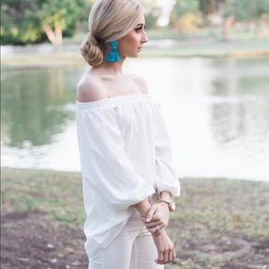 Off the shoulder top!